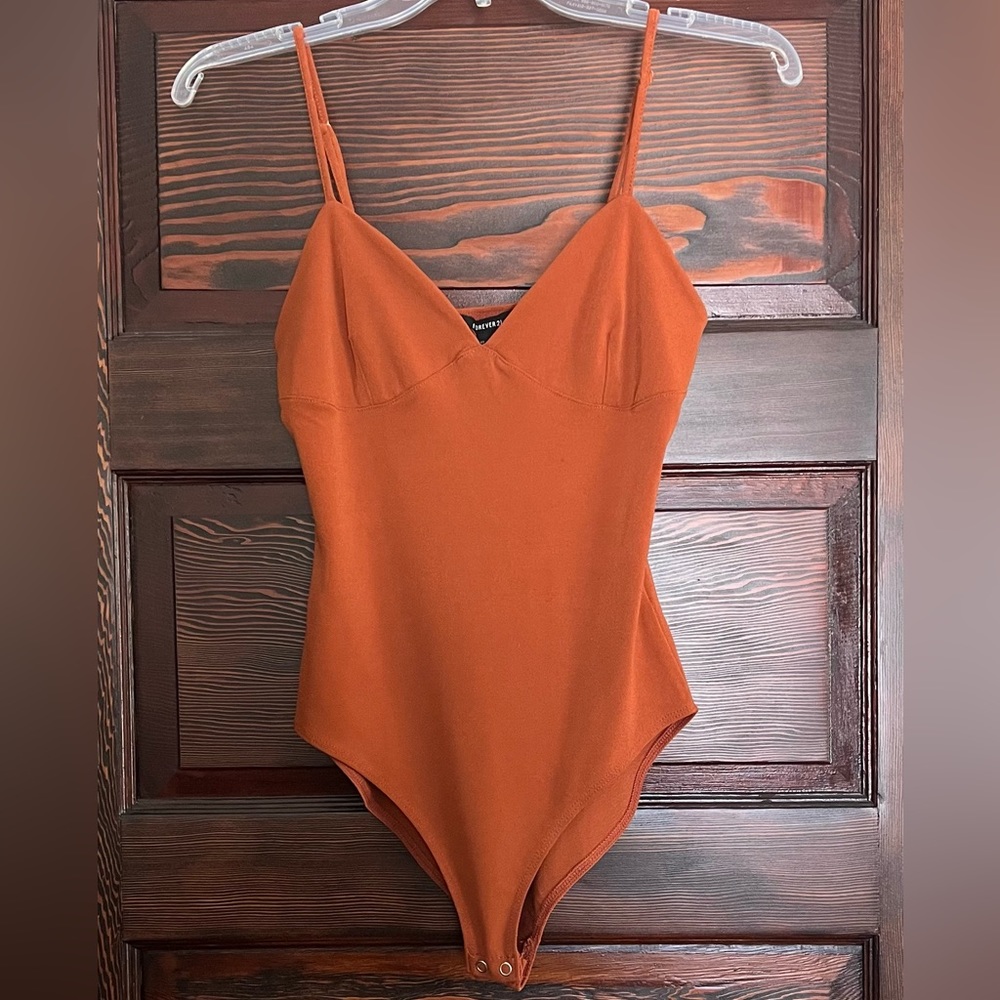 Forever 21 Orange Bodysuit
